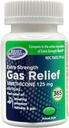 Resistência extra de alívio de gás, 125mg Simethicone (365 Softgels), alívio rápido do gás, Bloating, Fullness, desconforto doloroso, Compare com Gas-X Extra força Ingrediente ativo