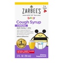 Xarope de mel do bebê de Zarbee + Imune para bebês 12-24 meses, Xarope de tosse seguro e eficaz com calmante mel escuro e zinco para apoio imunológico *, Droga e álcool livre, cereja, 2 fl. oz