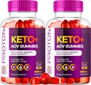 (2 Pack) Proton Keto ACV Gummies, Proton Keto Plus ACV Gummies 1050MG, Proton Keto, Keto ACV Gummies Suporte avançado Proton Apple Cider Vinagre, Proton Keto ACV Gummy Comentários, 120 Gummies