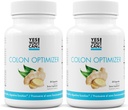 Sim, podes! Probióticos Colon Optimizer Supplement - Gut Health and Stomach Supplement for Men and Women, Organic Probióticos with Ginger and Peppermint for Digestive Health, 30 Cápsulas - 2 Pack