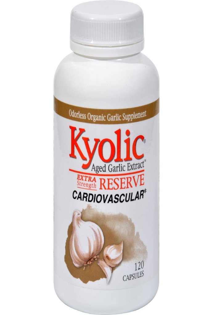 Kyolic Reserve Aged Alho Extrato 600 Milligrams 120 Cápsulas