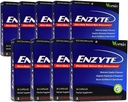 Enzyte® Conjunto de Enhancement Natural Masculino para Qualidade e Estamina com Ginseng Asiático, Ginkgo Biloba, Extrato de Sementes de Uva, Erva Horny Goat - pacote 9