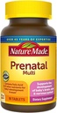 Natureza Made Pré-Natal Multi, 90 comprimidos, ácido fólico + 17 vitaminas e minerais pré-natais para apoiar o desenvolvimento do bebê e mamãe, vitamina D3, cálcio, ferro, iodo, vitamina C, e mais (Pacote de 3)