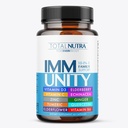 10-In-1 Imune suplemento de suporte: Imune Boosters para adultos e crianças diariamente Imunidade defesa com vitaminas do sistema imunológico chave Zinco, vitamina C e D, além de Elderberry, Quercetin, Echinacea & More, 60 Caps