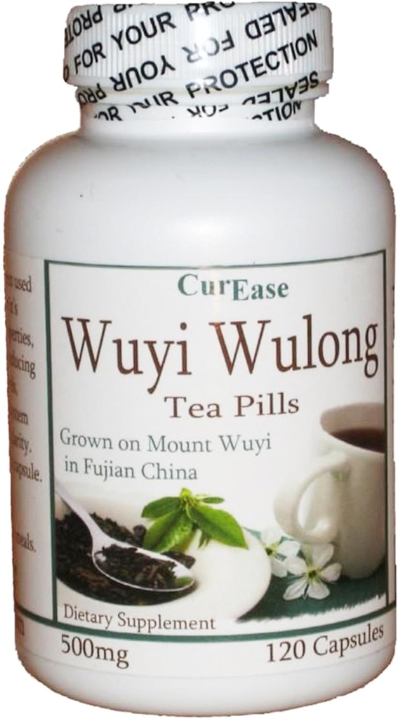 Wuyi Wulong Chá Cápsulas 500mg 120 Cápsulas 60 Servings
