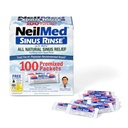 Pacotes de refil pré-misturados de NeilMed Sinus Rinse 100 ct.