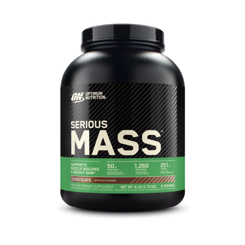 Massa de nutrição ótima grave, peso Gainer proteína pó, ganho de massa, vitamina C e zinco para o suporte imunológico, creatina, chocolate, 6 libras (embalando maio Vary)