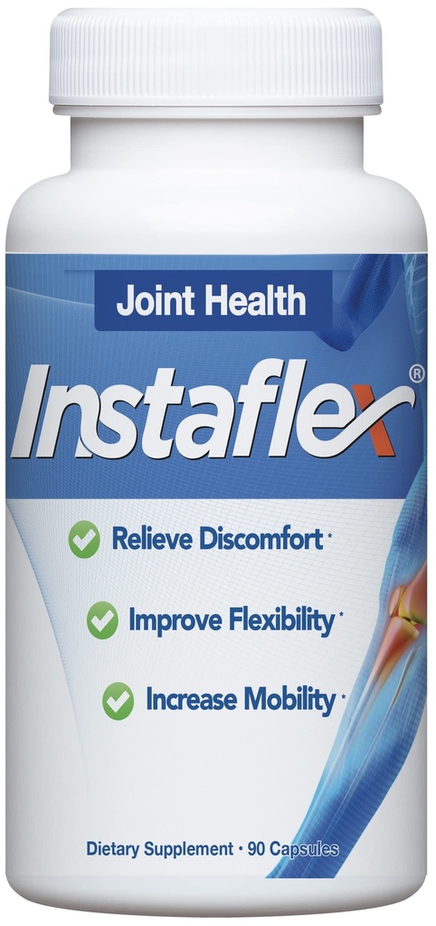 Suporte Conjunto Instaflex - Clinicamente Estudou Mistura de Alivio Conjunto de Glucosamina, HSH, Willow Branco, Turmérica, Ginger, Cayenne, Ácido Hialurônico - 90 Cápsulas