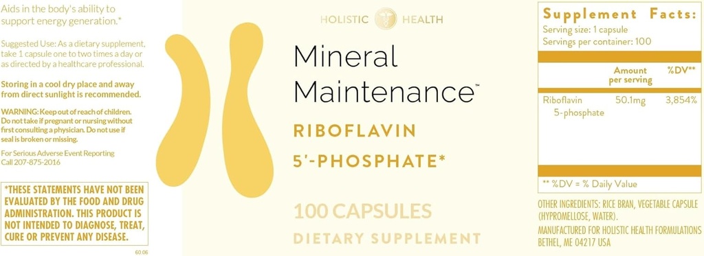 Manutenção Mineral 100 Cápsulas