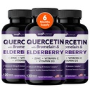 Gade Nutrition Quercetin com Bromelain & Elderberry . Quercetin com Vitamina C e Zinco . Zinc Quercetin 500mg com Vitamina D3 .