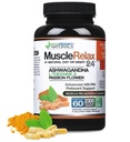 Relaxante - Músculo Relaxar 24/7 - Grande 2.300 Milligram Dia/Noite Uso Cápsulas Apoio máximo de força - com Valeriana, Paixão Flor, Magnésio