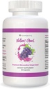 Youngevity Premium Sementes de Uva de Muscadine - 650 mg - Superalimento antioxidante da natureza - Rico em Resveratrol, Ellagic-Acid, Quercetin, Anthocyandins e Mais - 60 Servings