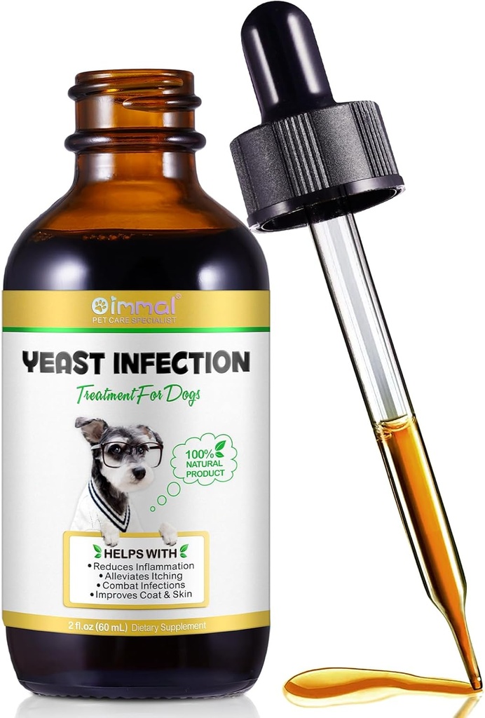 Tratamento da infecção do fermento para cães, Naturalmente suporta o alívio saudável do coceira do cão, tratamento da infecção do ouvido, alívio da alergia do cão, alívio da inflamação e mais (1pcs)