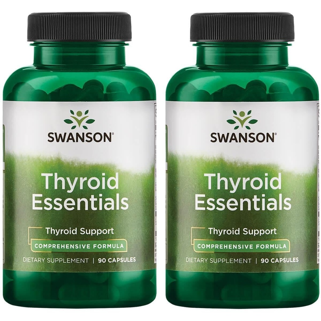 Swanson Thyroid Essentials 90 Cápsulas (2 Embalagem)