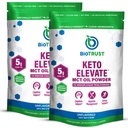 BioTrust Keto Elevate – Pó de óleo C8 MCT – Ketogenic MCT Cafe Creamer, Keto Cafe Creamer – Clean Energy, Mental Focus & Clarity – 100% Caprylic Acid MCT Powder, Non-GMO (desfolhado, 40 Servings)