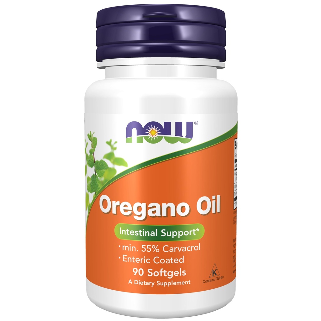 AGORA Alimentos Suplementos, Óleo de Orégano com Ginger e óleo de funcho, Entérico revestido, 90 Softgels