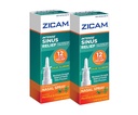 Zicam Intense Sinus Relief No-drip Liquid Nasal Spray com Refrigeração Menthol & Eucalyptus, 0,5 onça (Pacote de 2)