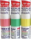 POY-SIAN Mark II Menthol Aromaterapia Inalador nasal, Remédio de ervas naturais com Óleos Essenciais de Refrigeração Poysian (Pacote de 3)