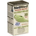 NeilMed Classic Porcelana Neti Pot Green com 30 pacotes pré-misturados