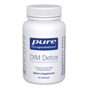 Encapsulamentos puros DIM Detox Suporte Suplementar para Destoxificação e Saúde Celular* 60 Cápsulas