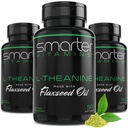 (3 Pack) L-Theanina 250mg suplemento mais inteligente, em óleo de linhaça não-GMO, 150 líquidos Softgels