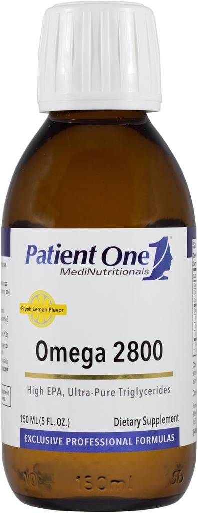 Paciente Um Omega 2800 Líquido Suplemento para apoiar a saúde do coração, cognitiva e conjunta * .