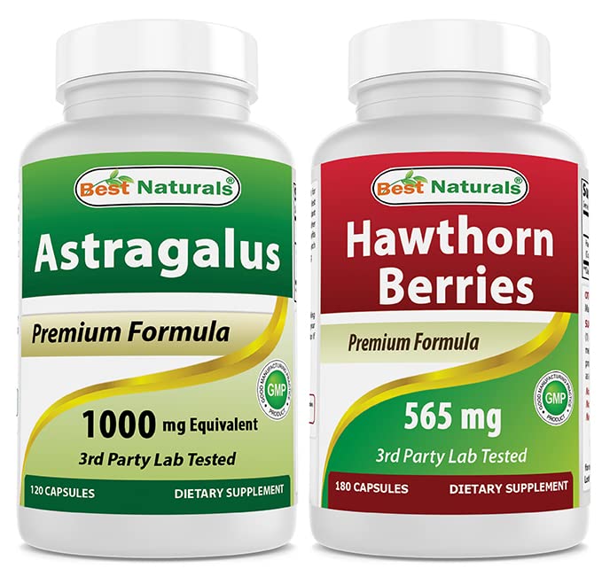 Melhores naturais Astaxantina 12mg & Hawthorn Berry 565 mg