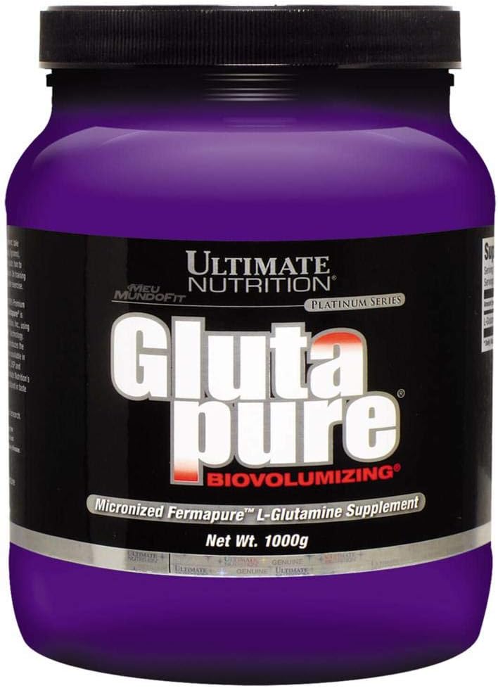 Ultimate Nutrition Glutapure 5000mg Biovolumizing, Muscle Recovery Supplements with L-Glutamina, Amino Acid Powder for Imune Function, 1000g Powder, 200 Servings