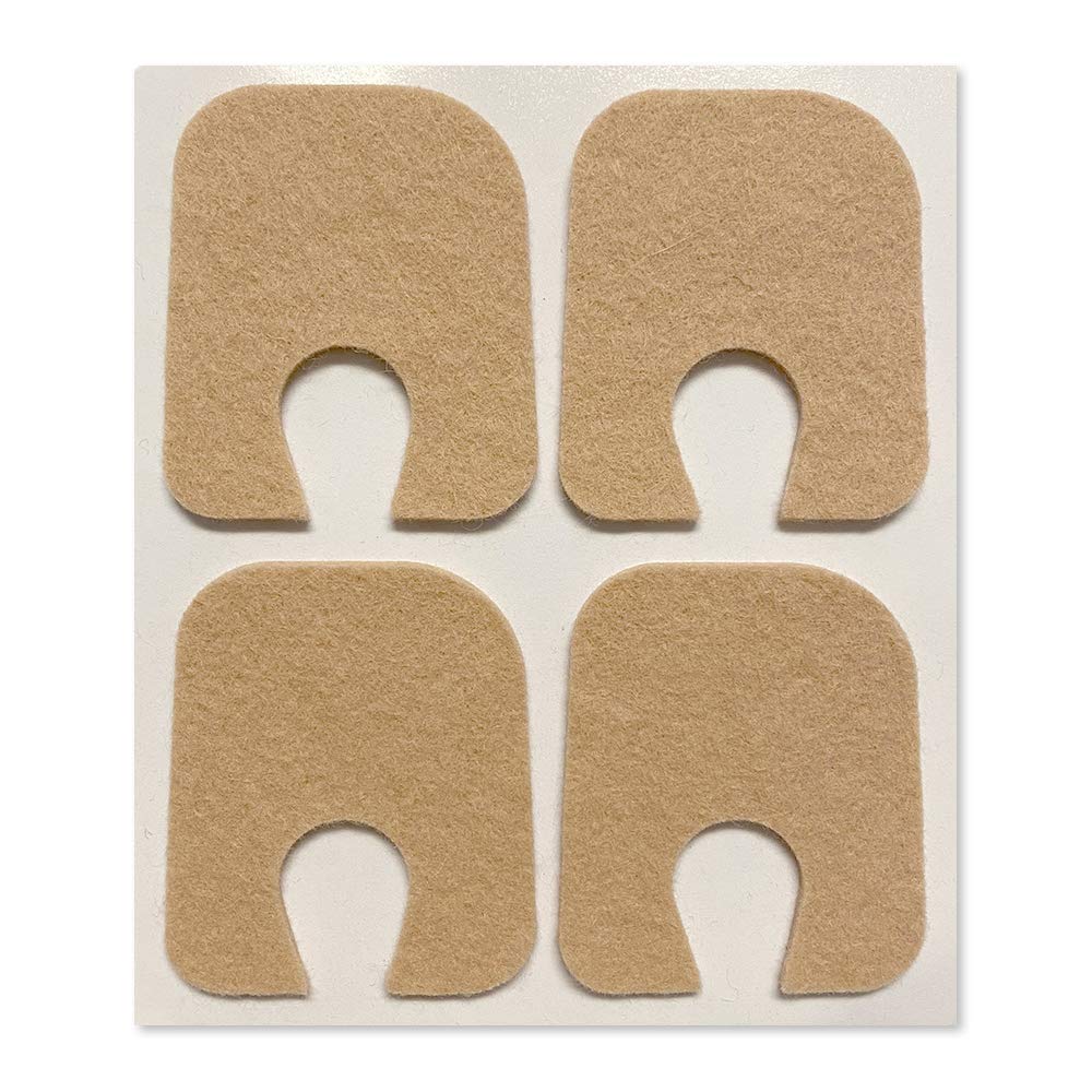 Aetna Foot Products - Adesivo Sentido Callus U-Shaped ou Toe Pads, Pacote de 100, 1/8" Espessura