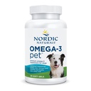 Nórdico Naturals Omega-3 animal de estimação, sem sabor - 90 Gels macios - 320 mg Omega-3 por gel macio - óleo de peixe para cães com EPA & DHA - promove coração, pele, casaco, & saúde imune