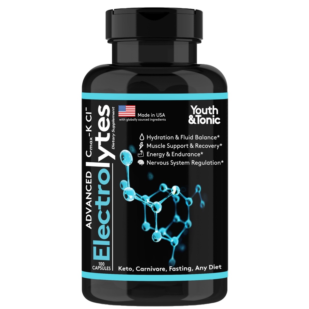 Complete Electrolyte Supplement Pills High Absorção . Cmax Cloreto de potássio Magnésio Sódio Zinco de cálcio .