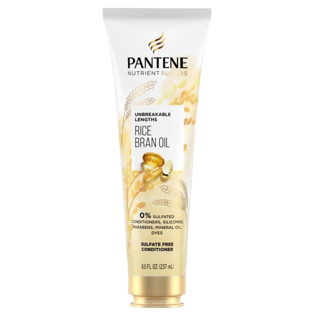 Condicionador de comprimentos inquebrável Pantene com água de arroz