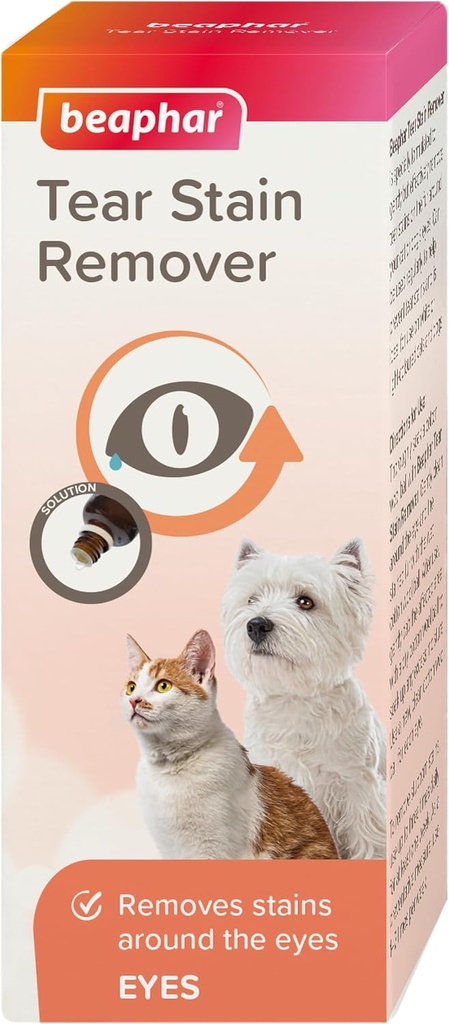 Sherleys Tear Stain Remover 50ml para gatos e cães de Melian