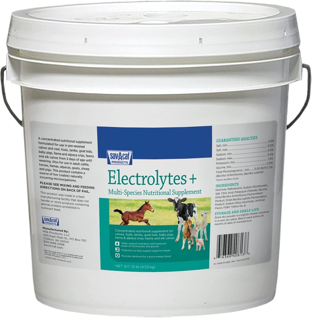 633011 Eletrolíticos Plus Suplemento Multi-Espécies, 10 lb