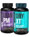 Jacked Factory Lean PM Night Time Fat Burner, Suplemento de Ajuda ao Sono, & Supressor de Apetite (60 cápsulas) & Dry-XT Water Weight Loss Diurectic Pills (60 cápsulas)