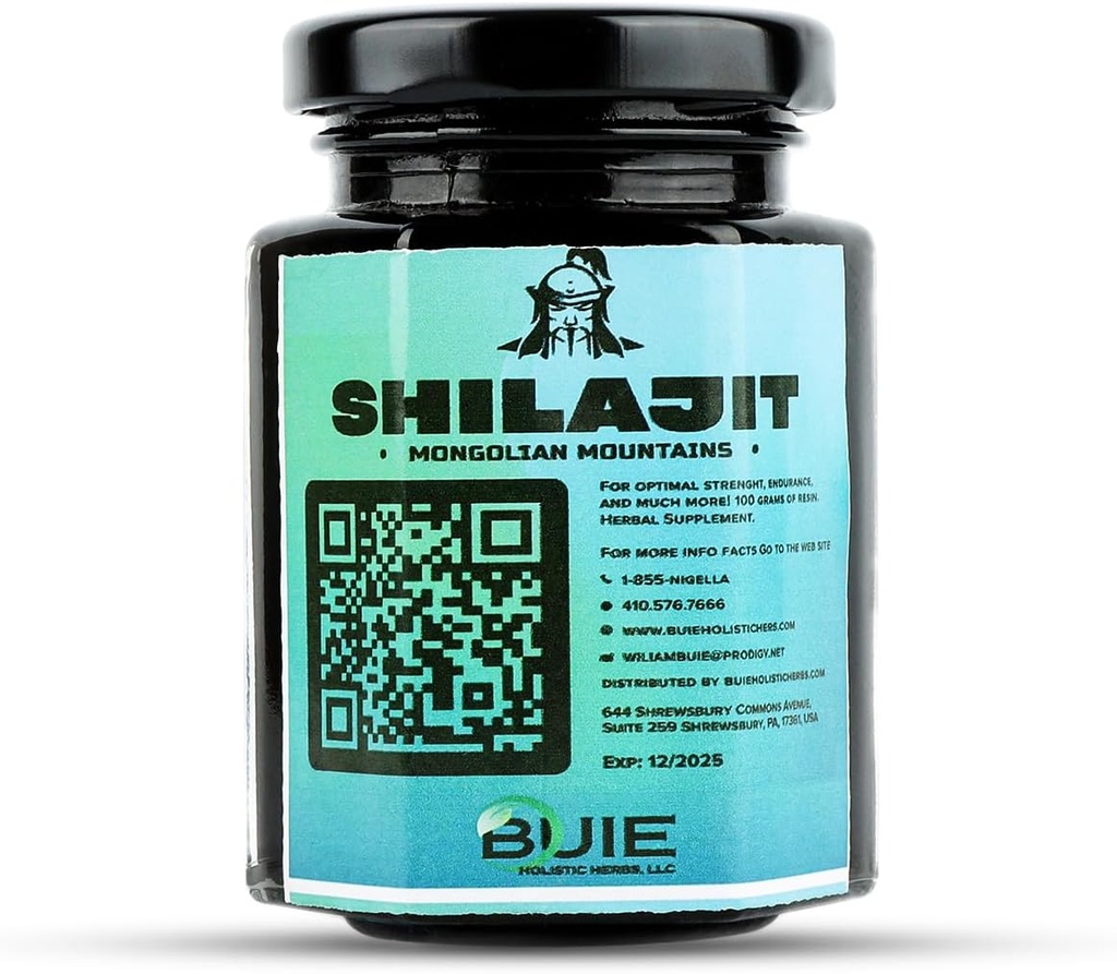 Authentic Mongol Shilajit da Altai Mountains (Resina de Shilajit Pura) Fonte Natural de Fulvic Humic Blend (Ayurvedic Rasayana Rejuvenation Herbal Supplement)