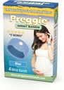 Três Lollies Preggie Anti-Náusea pulseiras – alívio da doença matinal –- efeito lateral livre - 2 Conde (4 pulseiras) - azul