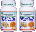 Planeta Ayurveda Boswellia Curcumin, 500mg Cápsulas Veg - 2 Garrafas