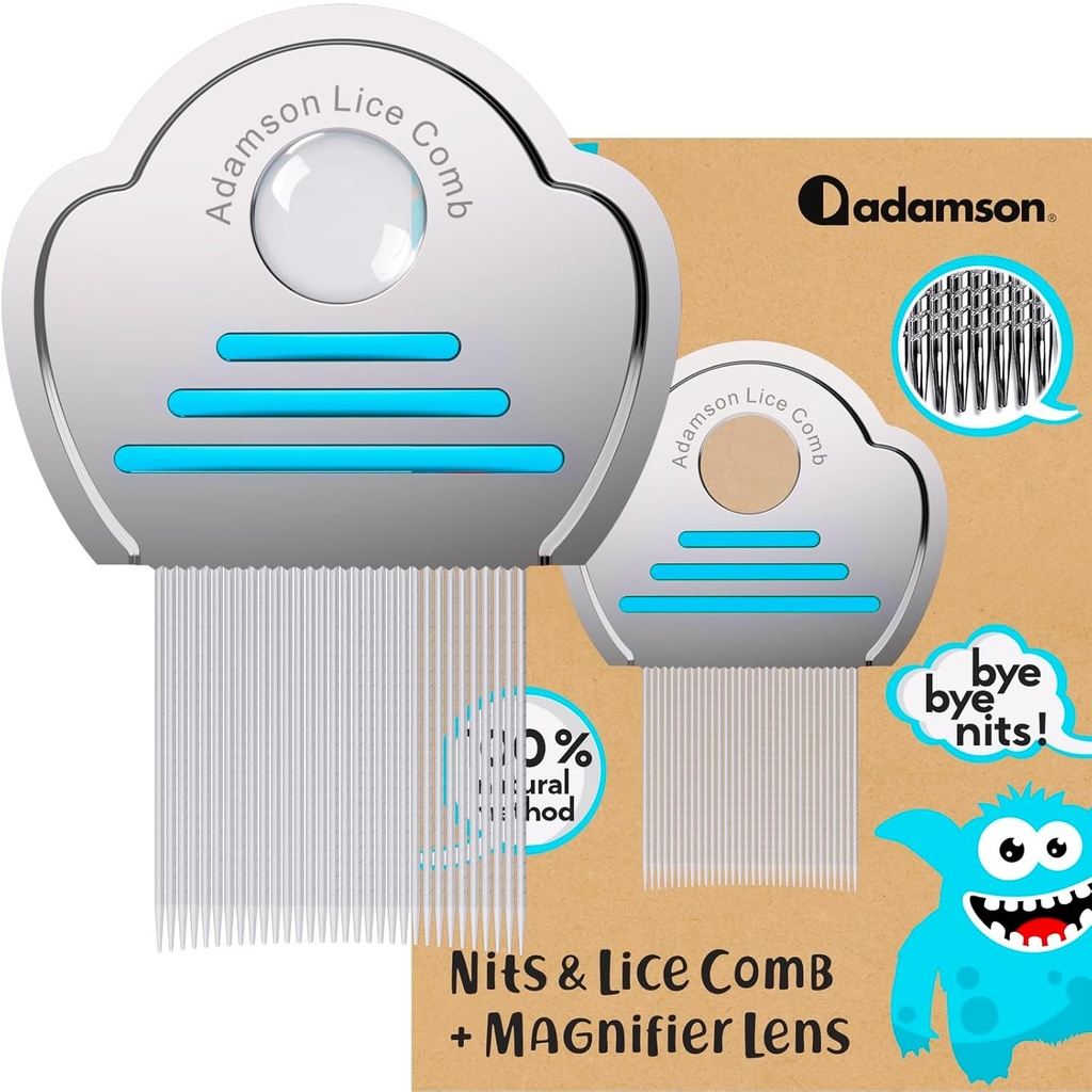 Adamson Lice Comb - Peine para Piojos y Liendres para Niñas