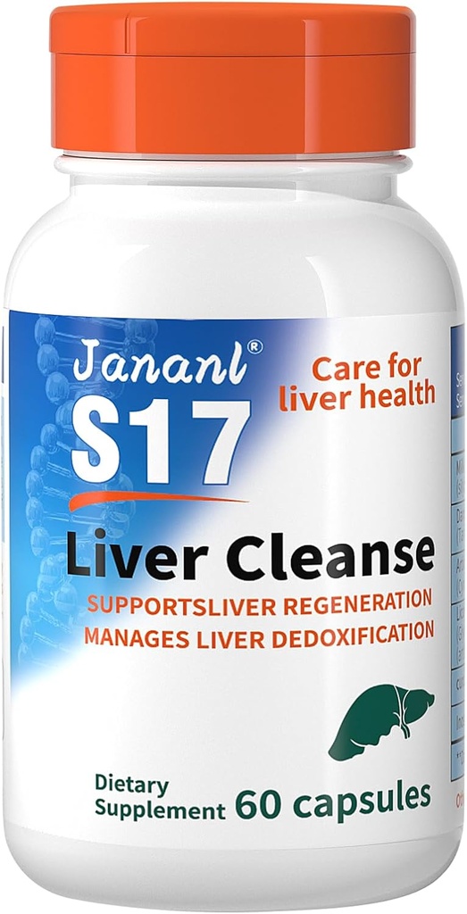 Jananl Liver Cleanse Detox & Repair Milk Thistle Liver-Liver Protection Liquid is Rich in Silymarin and FDP Cell Energy Liquid, with 15 Bottles totaling 7.5 FI oz - Clearing
