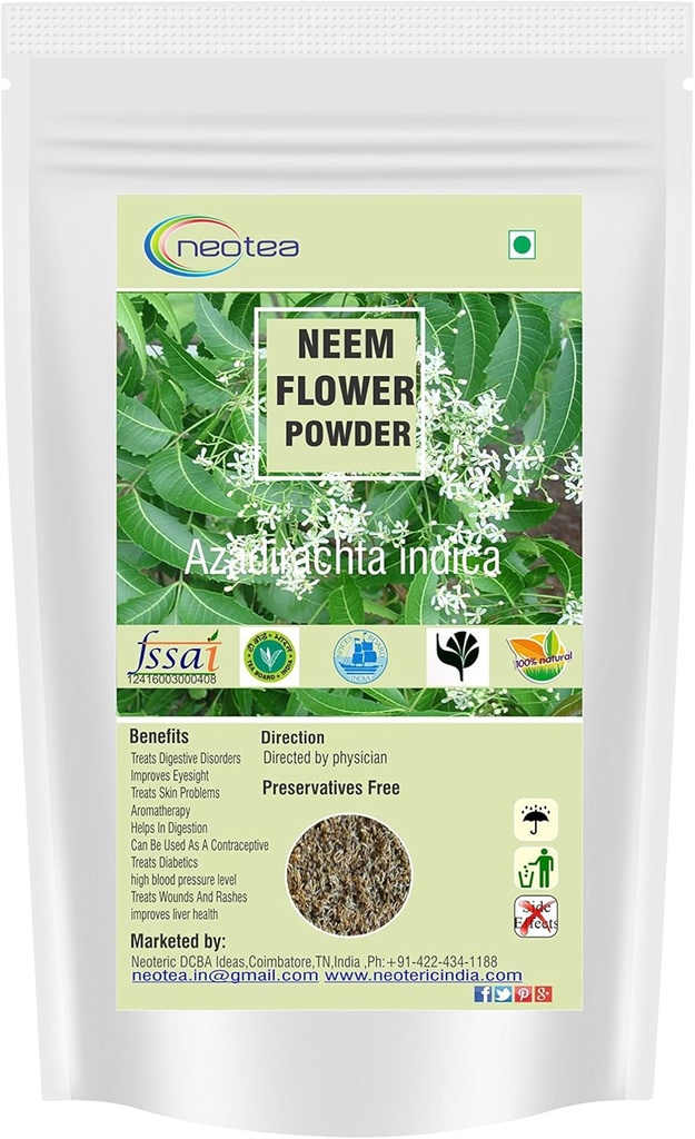 neotea Azadirachta Indica Neem Flower Poo 200 GM Veppam Poo 200 GM