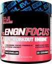 Evlution Nutrition ENGN Focus - Pré-treino intenso com Creatina - Fórmula de Foco Máxima - Pó pré-treino para energia duradoura - com Beta-Alanine & Cafeína - 30 Servings - Melancia
