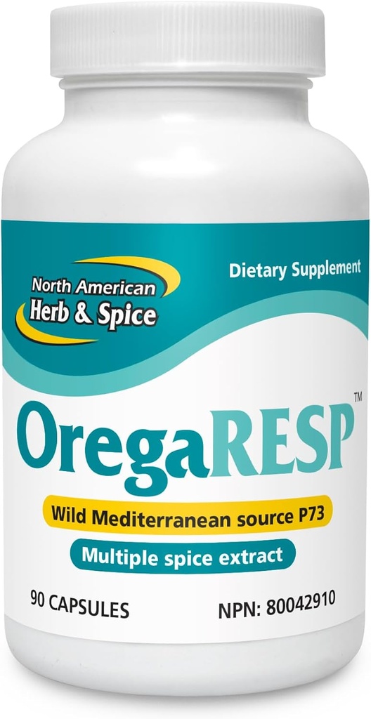 NORTE HERB & ESPECIARIA OregaResp - 90 Cápsulas Veggie - Imune & Respiratory Health - Cumin, Sálvia, Óleo de Orégano - Seguro para Crianças e Animais de estimação, Não-GMO - 90 Servimentos