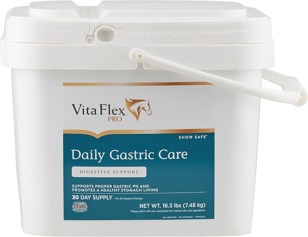 Vita Flex Pro Cuidados gástricos diários, mostrar segurança*, pelotas à base de Alfalfa, suprimentos de 30 dias