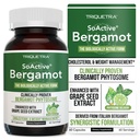 SoActive Bergamot: 2.5X mais eficaz, Citrus italiano Bergamot Phytosome - Clinically Validated - Melhorado com extrato de sementes de uva - Suporta Cholesterol & Weight Management (60 Cápsulas)