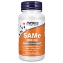 NOW Foods Supplements, SAME (S-Adenosil-L-Metionina)200 mg, Suporte do Sistema Nervoso*, 60 Cápsulas Veg