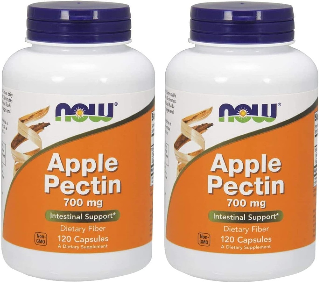 Apple Pectin 700mg 120 Cápsulas (Pacote de 2)