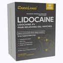 CARELAND 4% Lidocaína Gel Patch, 35 Count máxima força Patches dor para alívio muscular no pescoço Joelho de costas e ombros unscented Patch para acalmar nervos, articulações