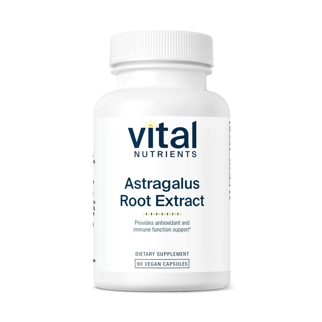 Nutrientes vitais - Astragalus Root Extract - Fórmula Vegan - Suporte de ervas para o sistema imunológico - 90 Cápsulas vegetarianas por garrafa - 300 mg